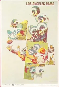 1968 Fleer Big Signs #NNO - Card #NNO - Los Angeles Rams