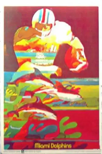 1968 Fleer Big Signs #NNO - Card #NNO - Miami Dolphins 1968 Fleer Big Signs #NNO - Card #NNO - Miami Dolphins