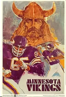 1968 Fleer Big Signs #NNO - Card #NNO - Minnesota Vikings
