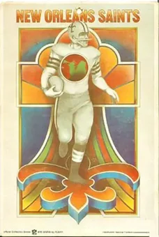 1968 Fleer Big Signs #NNO - Card #NNO - New Orleans Saints