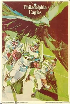 1968 Fleer Big Signs #NNO - Card #NNO - Philadelphia Eagles