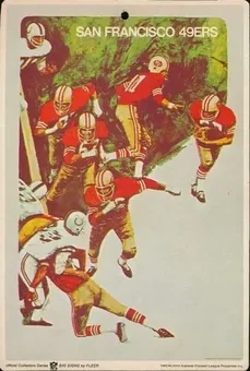 1968 Fleer Big Signs #NNO - Card #NNO - San Francisco 49ers