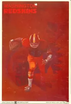 1968 Fleer Big Signs #NNO - Card #NNO - Washington Redskins