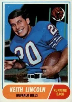 1968 Topps #19 - Keith Lincoln - Buffalo Bills
