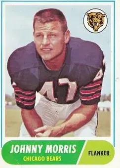 1968 Topps #23 - Johnny Morris - Chicago Bears
