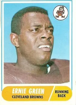 1968 Topps #24 - Ernie Green - Cleveland Browns