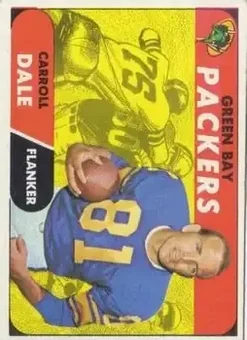 1968 Topps #27 - Carroll Dale - Green Bay Packers