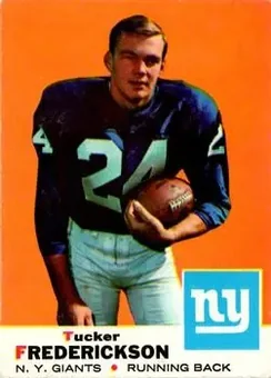 1969 Topps #15 - Tucker Frederickson - New York Giants