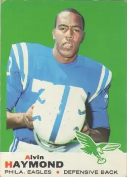 1969 Topps #16 - Alvin Haymond - Philadelphia Eagles