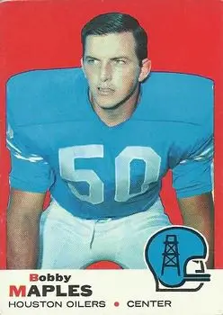 1969 Topps #19 - Bobby Maples - Houston Oilers