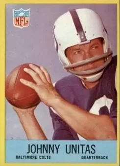 1967 Philadelphia #23 - John Unitas - Baltimore Colts