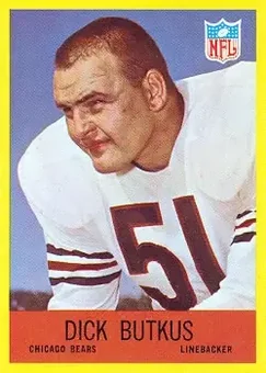 1967 Philadelphia #28 - Dick Butkus - Chicago Bears