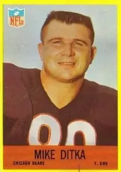 1967 Philadelphia #29 - Mike Ditka - Chicago Bears