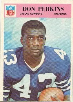 1966 Philadelphia #62 - Don Perkins - Dallas Cowboys