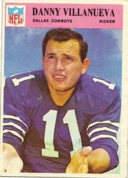 1966 Philadelphia #64 - Danny Villanueva - Dallas Cowboys