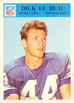 1966 Philadelphia #70 - Dick LeBeau - Detroit Lions