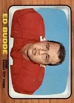 1966 Topps #65 - Ed Budde - Kansas City Chiefs