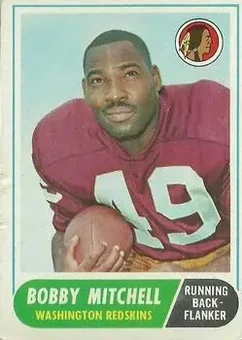 1968 Topps #35 - Bobby Mitchell - Washington Redskins