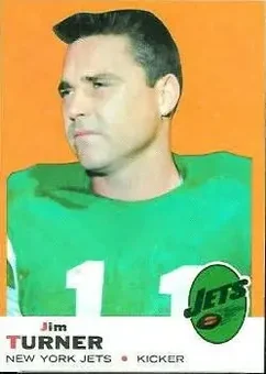 1969 Topps #29 - Jim Turner - New York Jets 1969 Topps #29 - Jim Turner - New York Jets