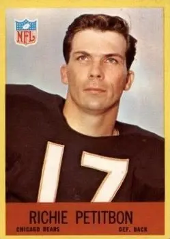 1967 Philadelphia #33 - Richie Petitbon - Chicago Bears - Front