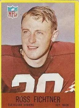 1967 Philadelphia #40 - Ross Fichtner - Cleveland Browns - Front 1967 Philadelphia #40 - Ross Fichtner - Cleveland Browns - Front