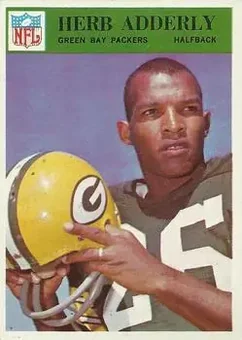 1966 Philadelphia #80 - Herb Adderley - Green Bay Packers