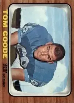 1966 Topps #78 - Tom Goode - Miami Dolphins