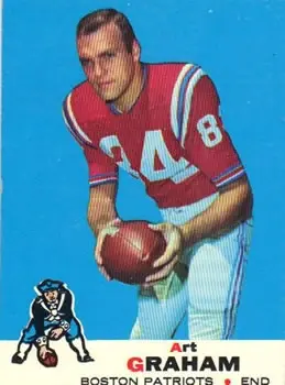 1969 Topps #39 - Art Graham - Boston Patriots