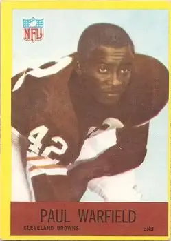 1967 Philadelphia #46 - Paul Warfield - Cleveland Browns