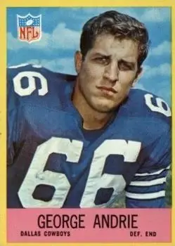 1967 Philadelphia #50 - George Andrie - Dallas Cowboys
