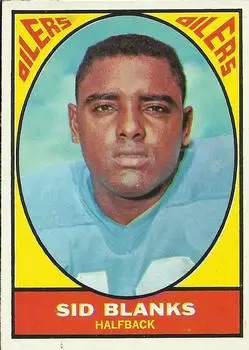 1967 Topps #51 - Sid Blanks - Houston Oilers