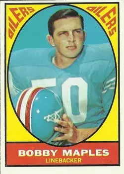 1967 Topps #53 - Bobby Maples - Houston Oilers