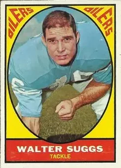 1967 Topps #55 - Walter Suggs - Houston Oilers
