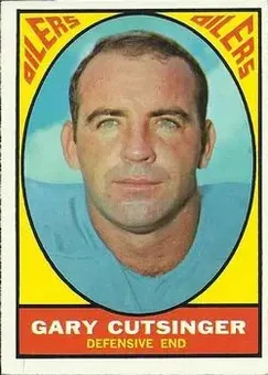 1967 Topps #56 - Gary Cutsinger - Houston Oilers