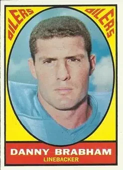 1967 Topps #57 - Danny Brabham - Houston Oilers