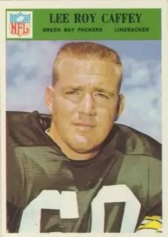 1966 Philadelphia #81 - Lee Roy Caffey - Green Bay Packers