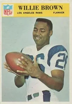 1966 Philadelphia #93 - Willie Brown - Los Angeles Rams