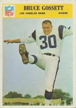 1966 Philadelphia #95 - Bruce Gossett - Los Angeles Rams