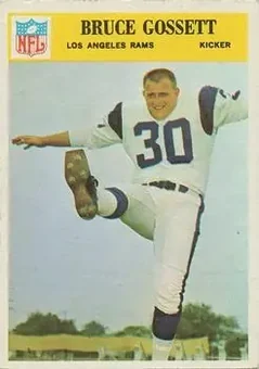 1966 Philadelphia #95 - Bruce Gossett - Los Angeles Rams