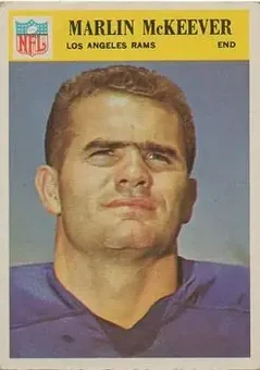 1966 Philadelphia #98 - Marlin McKeever - Los Angeles Rams