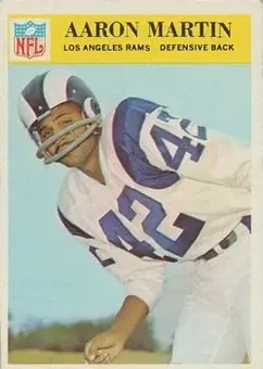 1966 Philadelphia #99 - Aaron Martin - Los Angeles Rams