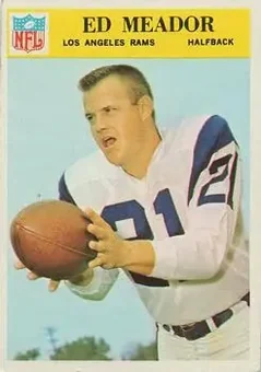 1966 Philadelphia #100 - Ed Meador - Los Angeles Rams