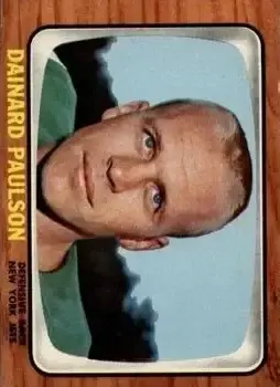 1966 Topps #97 - Dainard Paulson - New York Jets