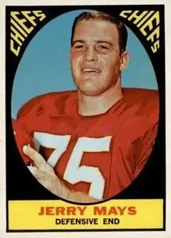 1967 Topps #67 - Jerry Mays - Kansas City Chiefs