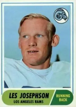1968 Topps #53 - Les Josephson - Los Angeles Rams