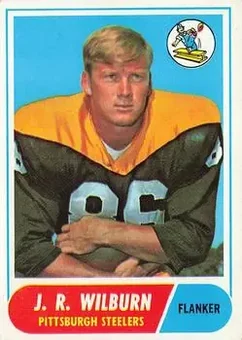 1968 Topps #59 - J.R. Wilburn - Pittsburgh Steelers
