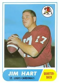 1968 Topps #60 - Jim Hart - St. Louis Cardinals