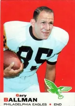 1969 Topps #41 - Gary Ballman - Philadelphia Eagles 1969 Topps #41 - Gary Ballman - Philadelphia Eagles