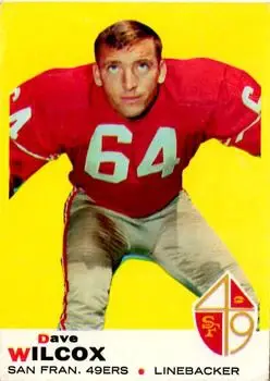 1969 Topps #44 - Dave Wilcox - San Francisco 49ers