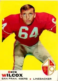1969 Topps #44 - Dave Wilcox - San Francisco 49ers